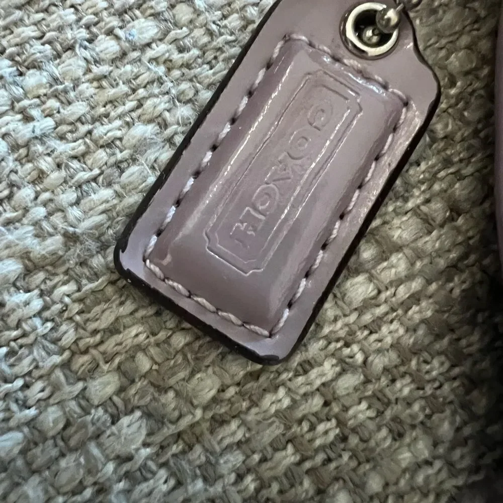 Coach lavender purple wristlet